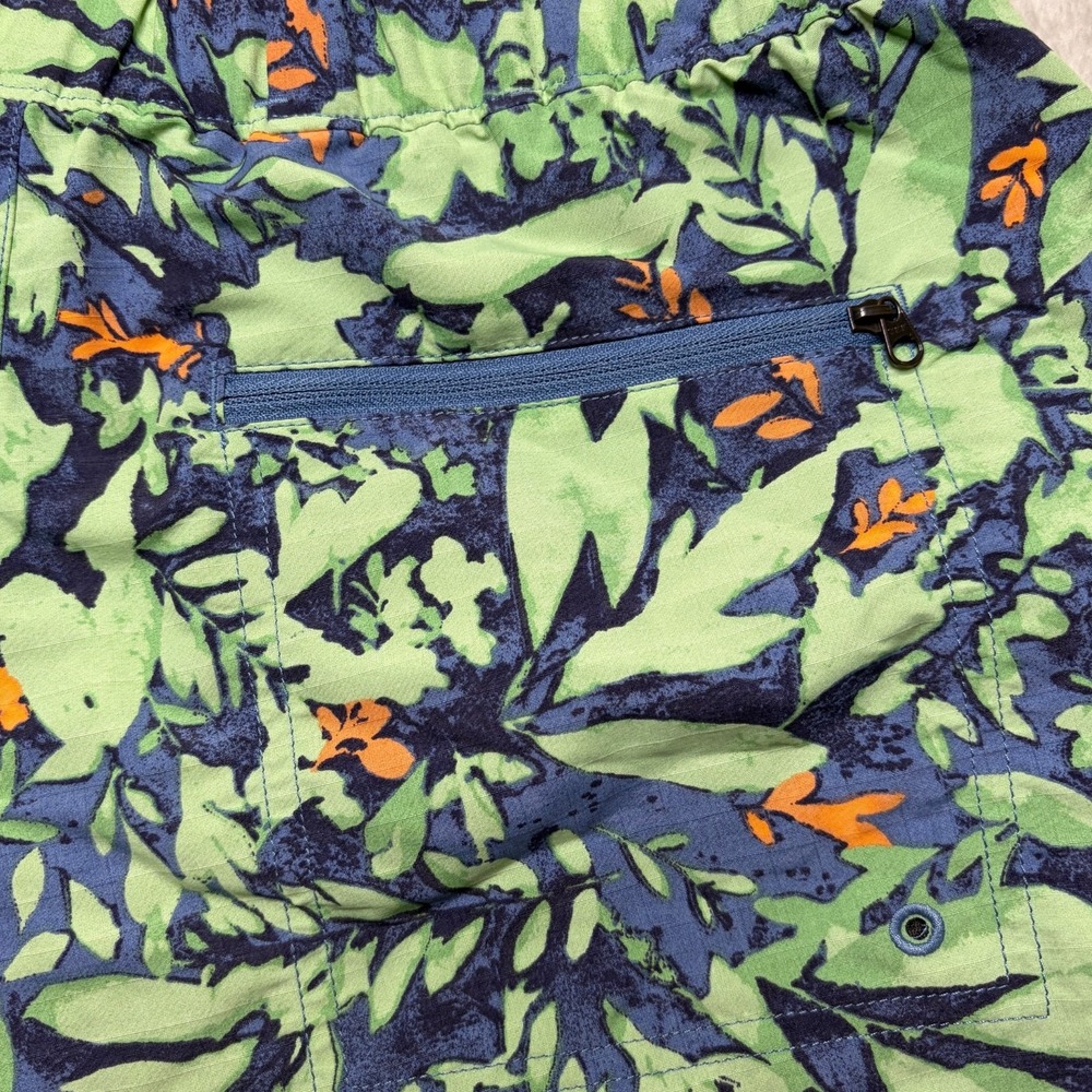 REI Co Op Amphib Shorts Womens M Green Floral Outdoor Hiking Beach Gorpcore - Picture 6 of 10